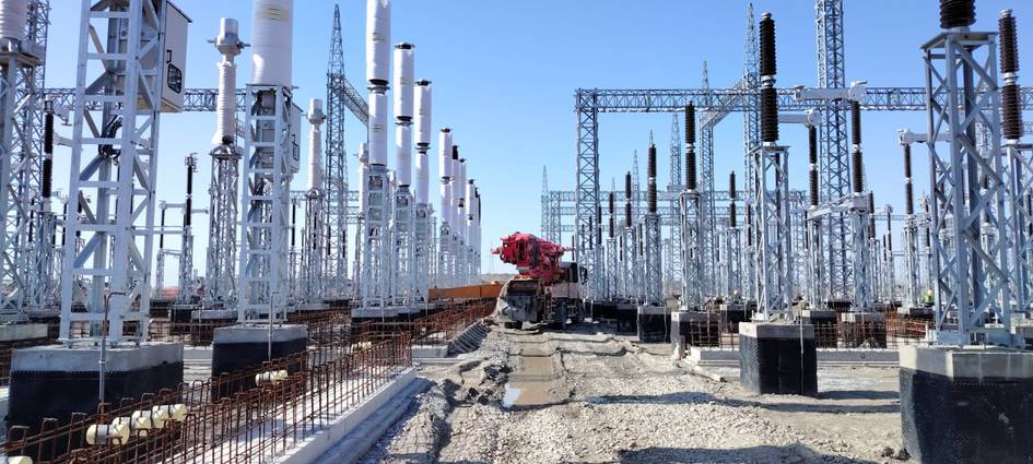 Uzbekistan builds 500 kV open switchyard in Navoi Region
